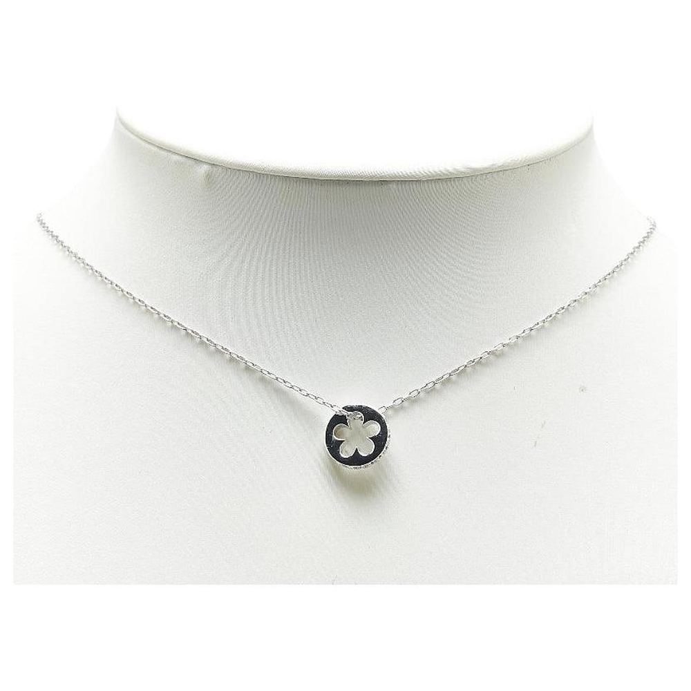 Swarovski Silver Crystal Pendant Necklace
